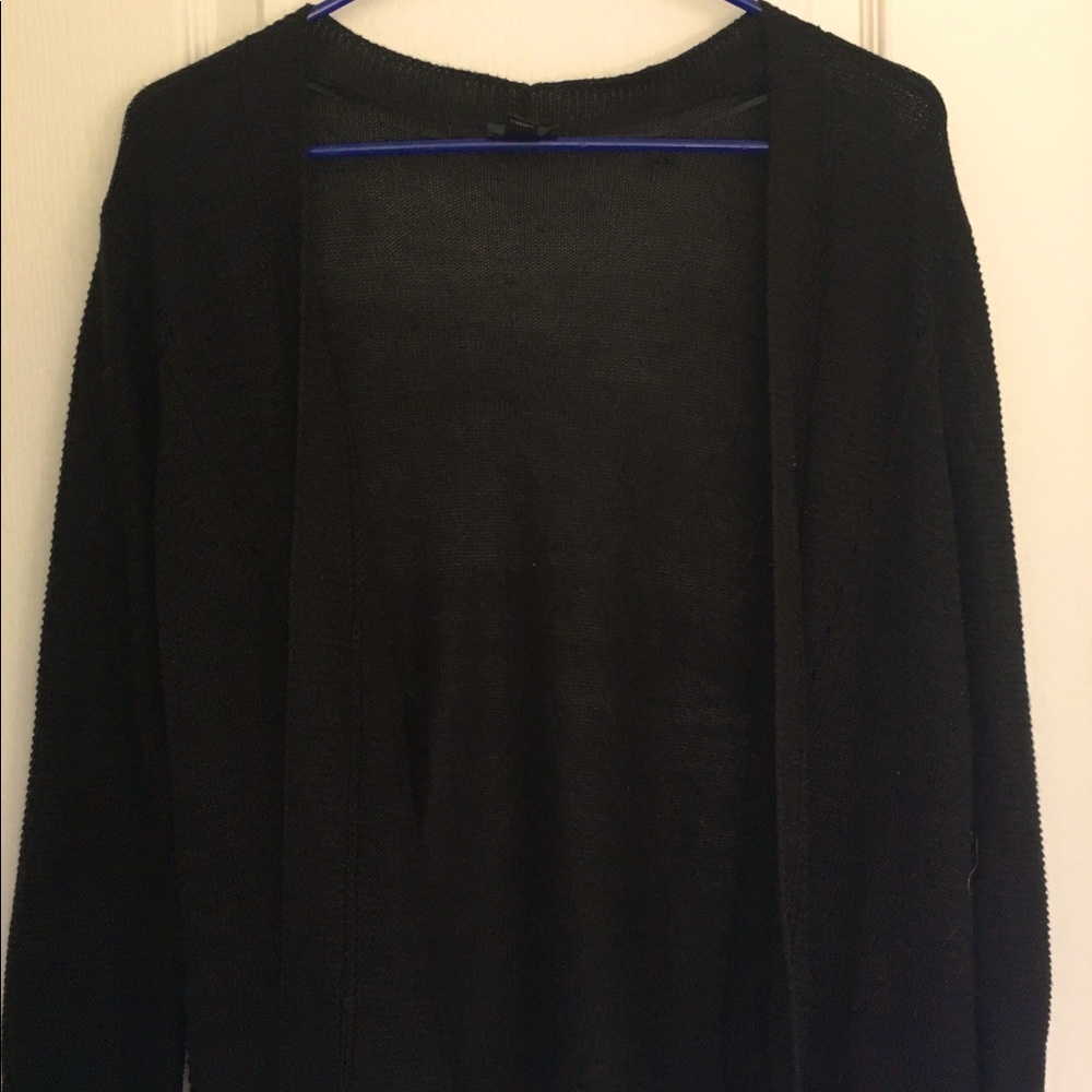 Black cardigan from Worthington.